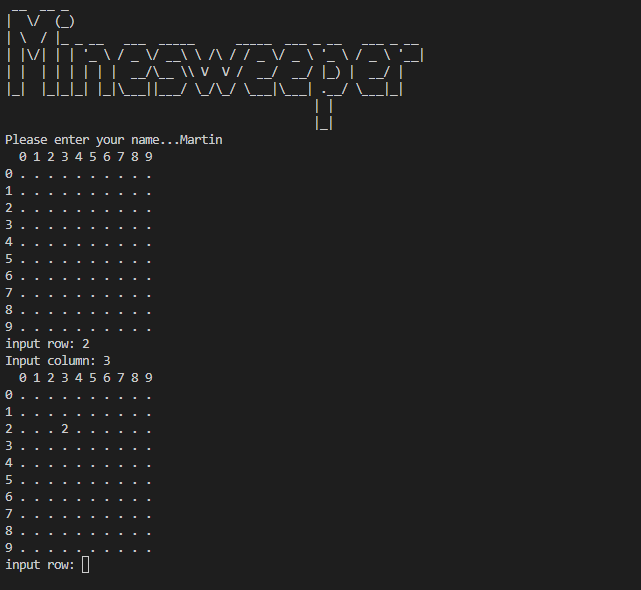 Minesweeper CLI Screenshot